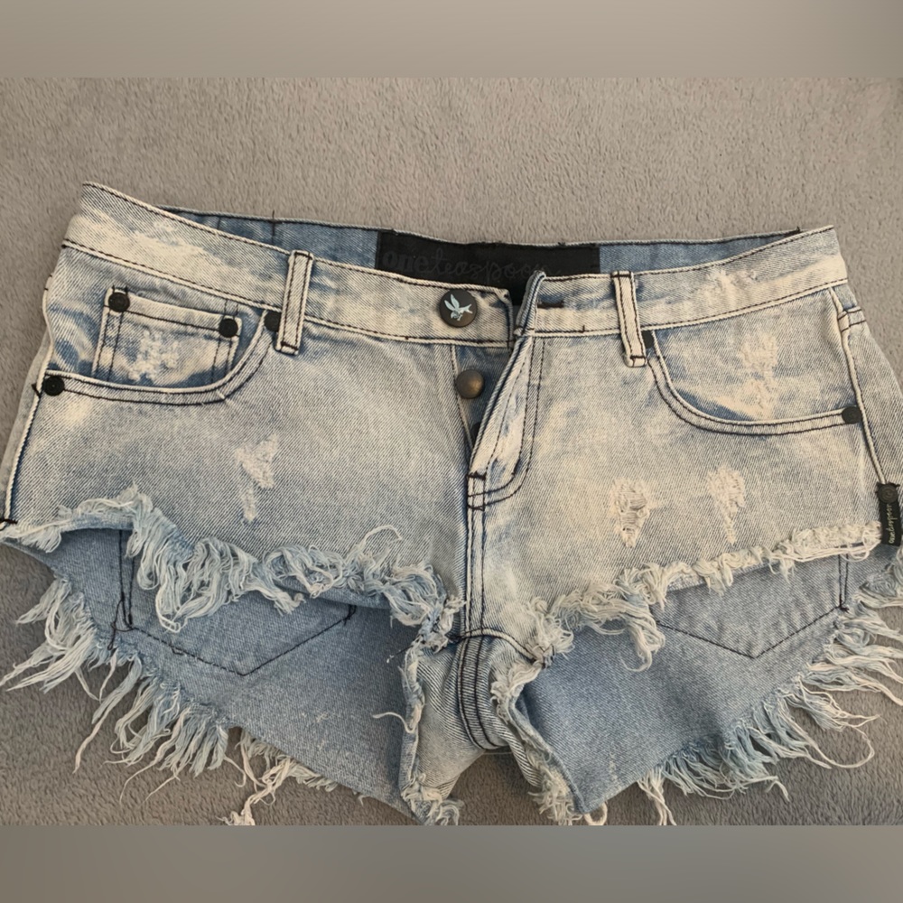 One Teaspoon denim cutoffs